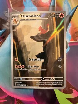 Charmeleon - 169/165 - SV: Scarlet & Violet 151 (MEW) IR (Printing Error)