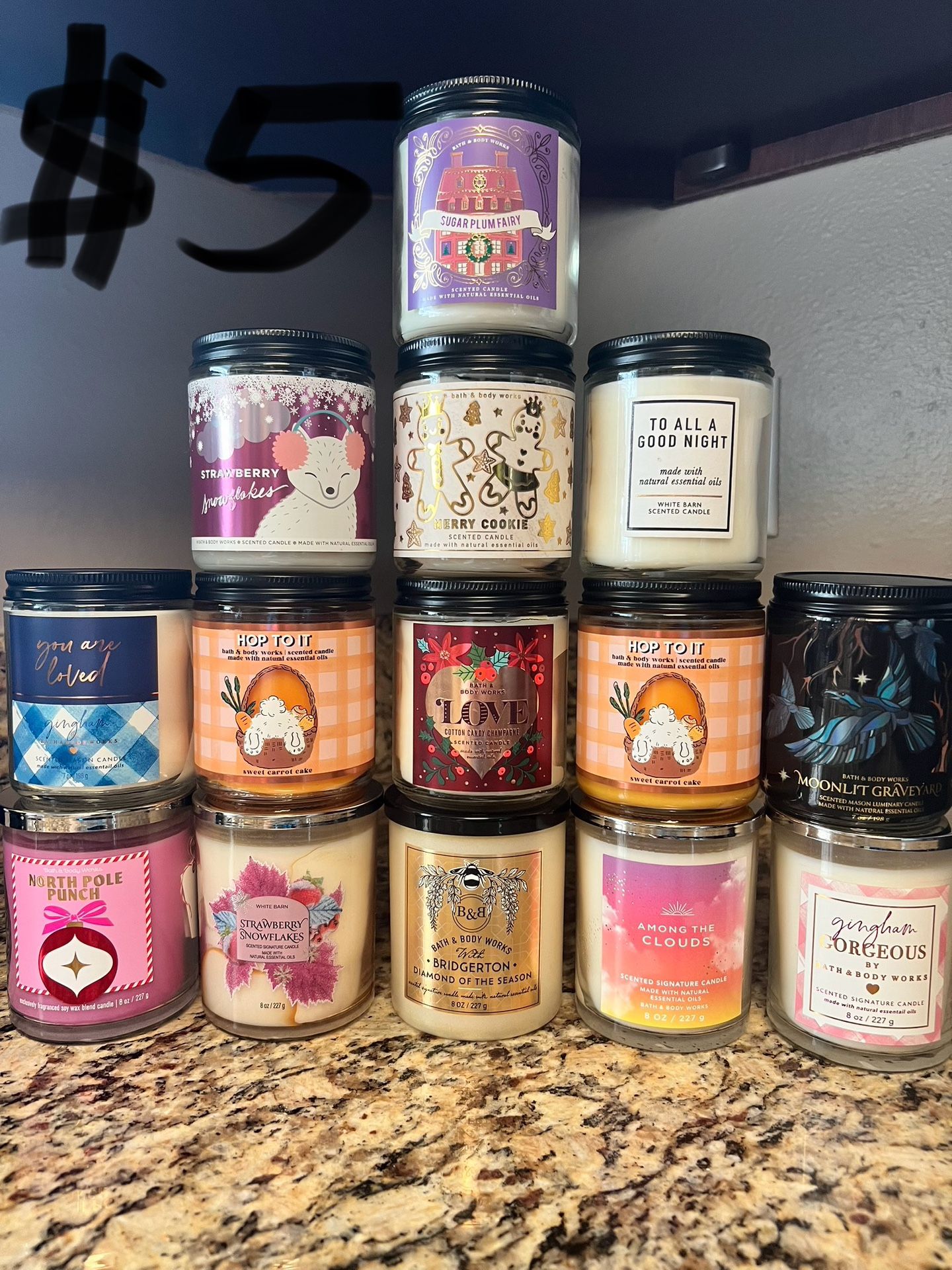 Bath and body works candles