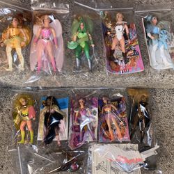 1980’s Prince of Power (She-Ra/MOTU/Golden Girl) Action Figure & Parts lot.  $200 for all   Fremont pickup 