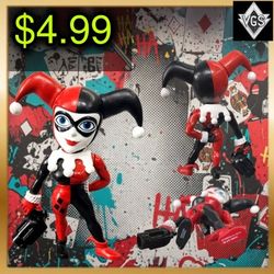 *DC* Jada Metals Die Cast Harley Quinn 2.5” Figure (Red/Black)