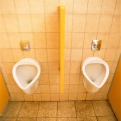 Used Wall Man Toilet 