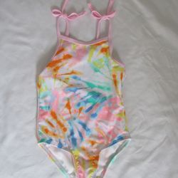 New Girls 2T Tie Dyed Swimsuit, Cat & Jack