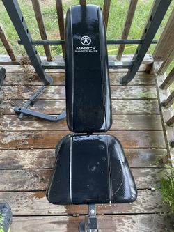 Weight Bench With Weights And Bar