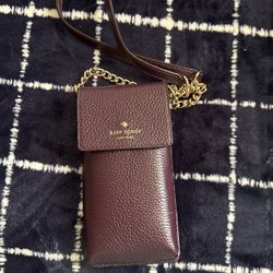 Kate Spade North South Phone Crossbody - Plum
