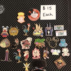 Disney Pins $15 Each