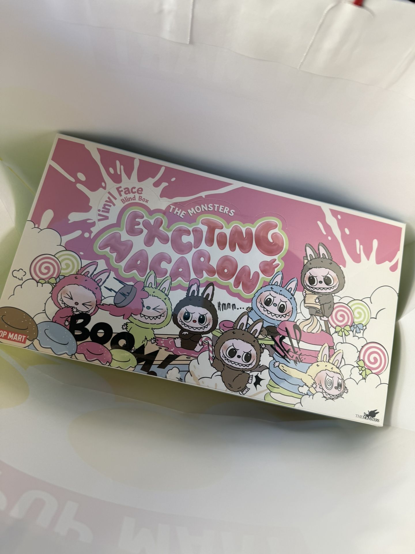 POP MART Labubu The Monsters Exciting Macaron Plush Blind Box Set