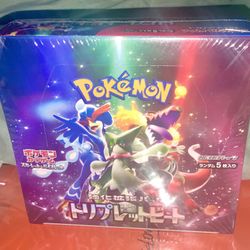 NEW Sealed Pokemon Sword & Shield Booster Box Triplet Beat SV1a Shield Japan