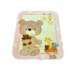 DAMAGED Baby Mink Bear Animal Toys Blanket AS IS (READ)