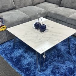 🎊Tax 💸Season Savings Marble Coffee🛋️ Table Beautiful Black&White Living Room🛋️ PC