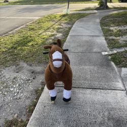 Slightly Used Pony Rider Toy
