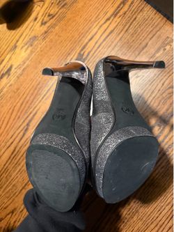 Michael kors silver heels