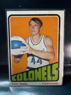 1972 Topps Basketball card featuring Hall of Famer Dan Issel of the Kentucky Colonels.