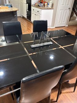 Used Glass Dining Table Only.
