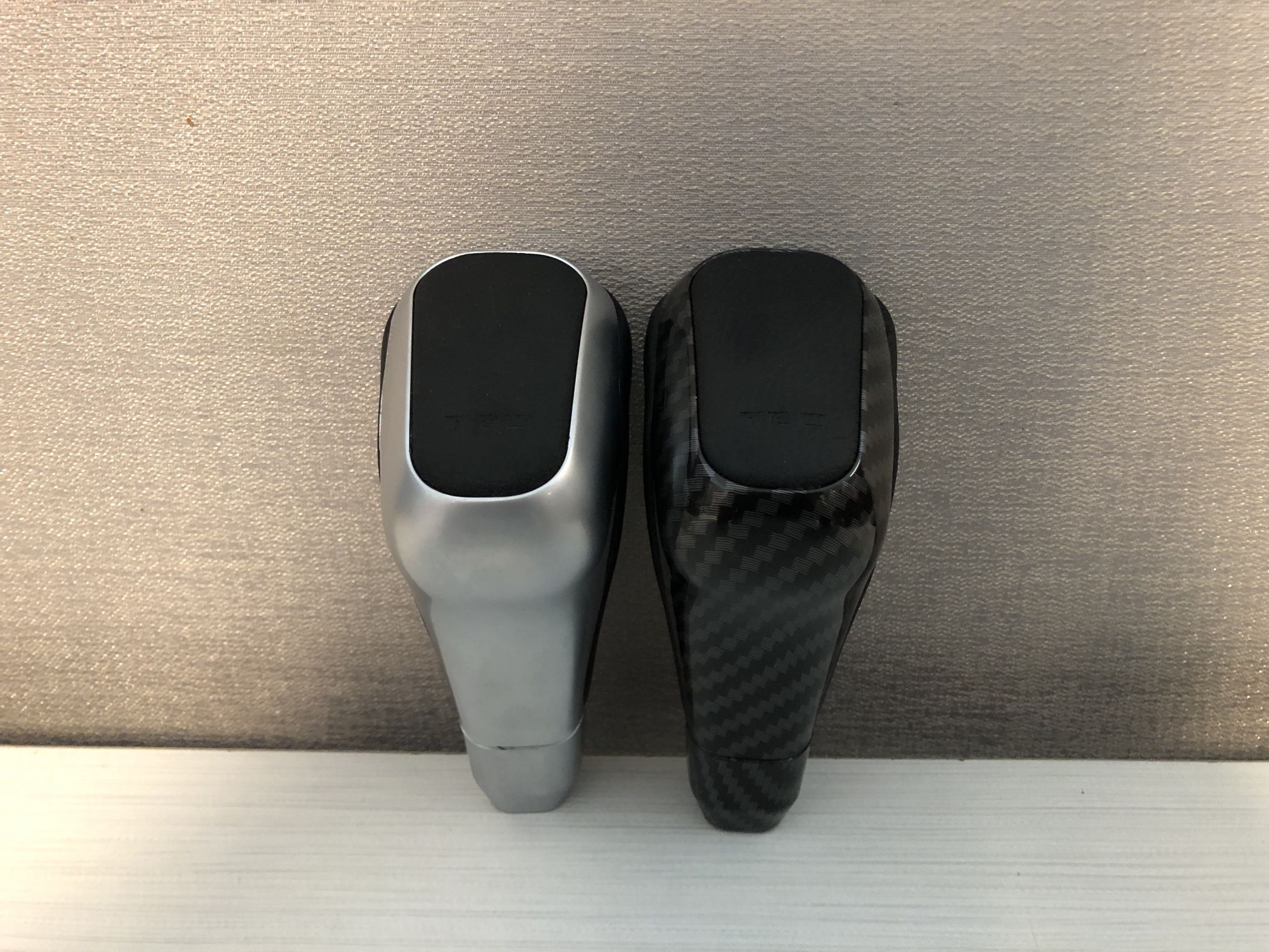 10-21 Toyota Tundra TRD Carbon & Silver Shift Knobs