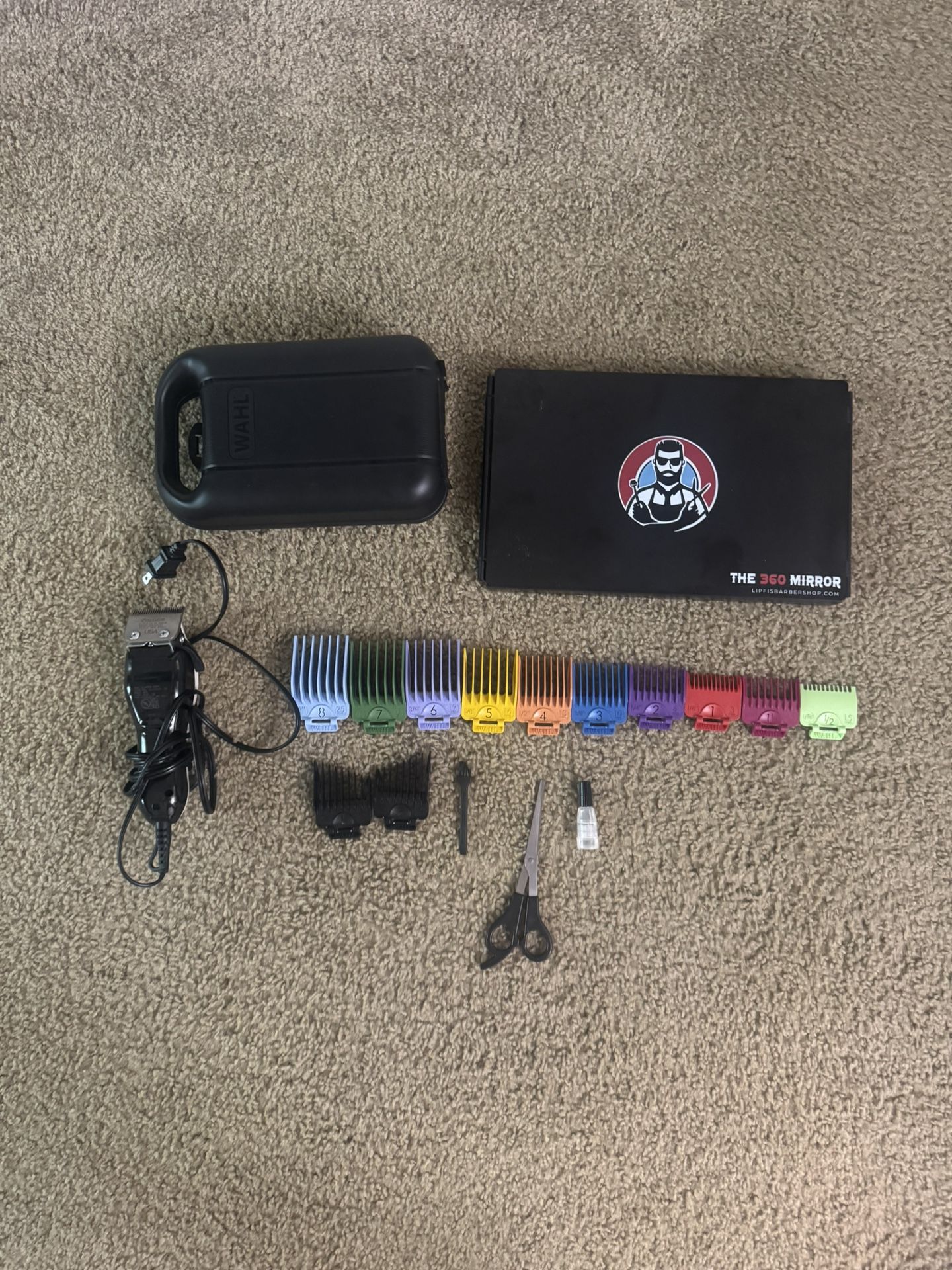 WAHL Hair Trimming and Tri-Fold Mirror