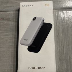 Ntaanoo F50 10000mAh Power Bank Purple Violet Fast Charging (B30)