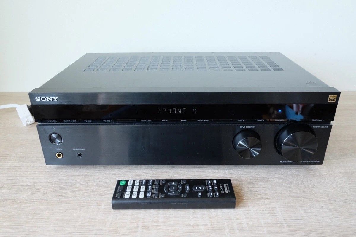 SONY 4K Bluetooth/HDMi Home Theater Surround Sound Receiver W/Remote