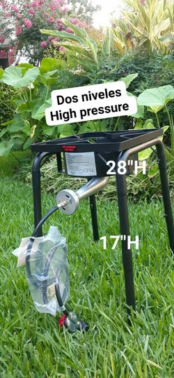 High pressure burner. Ajustable a 2 alturas