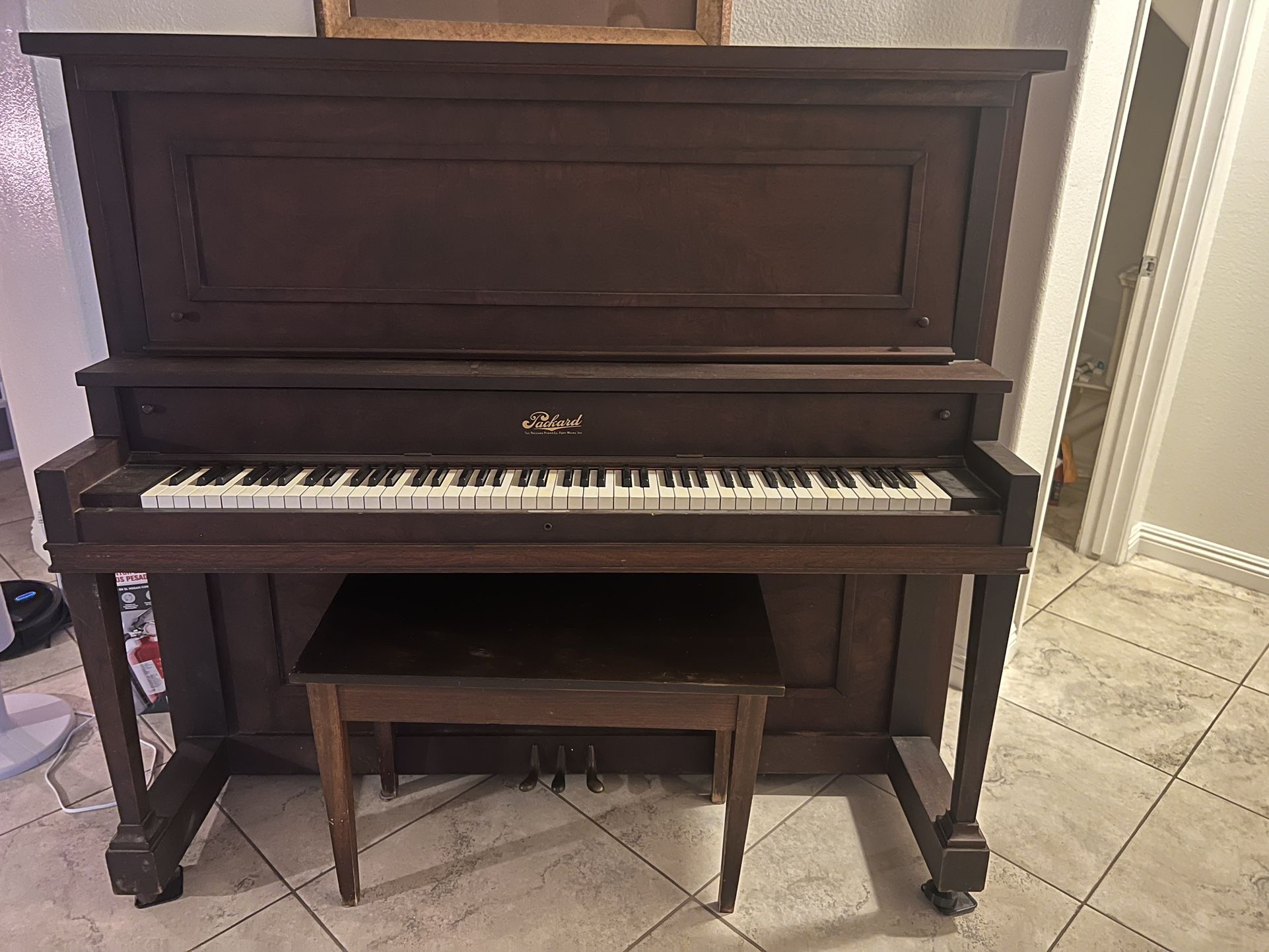 Packard Upright Piano