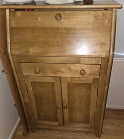 2 Door, Fold Down Writing/secretary Desk.