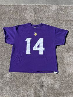Minnesota Vikings Stefon Diggs #14 Majestic Graphic T Shirt Mens XXL