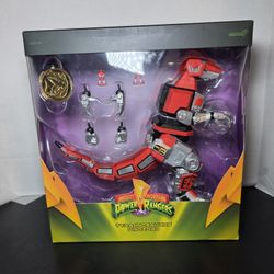 Super7 ULTIMATES! Mighty Morphin 8 Inch Power Rangers Tyrannosaurus Dinozord