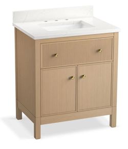 Kohler Malin by Studio McGee 30" Free Standing Vanity Set with Cabinet and Quartz Vanity Top