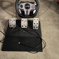 Steering Wheel and Pedal