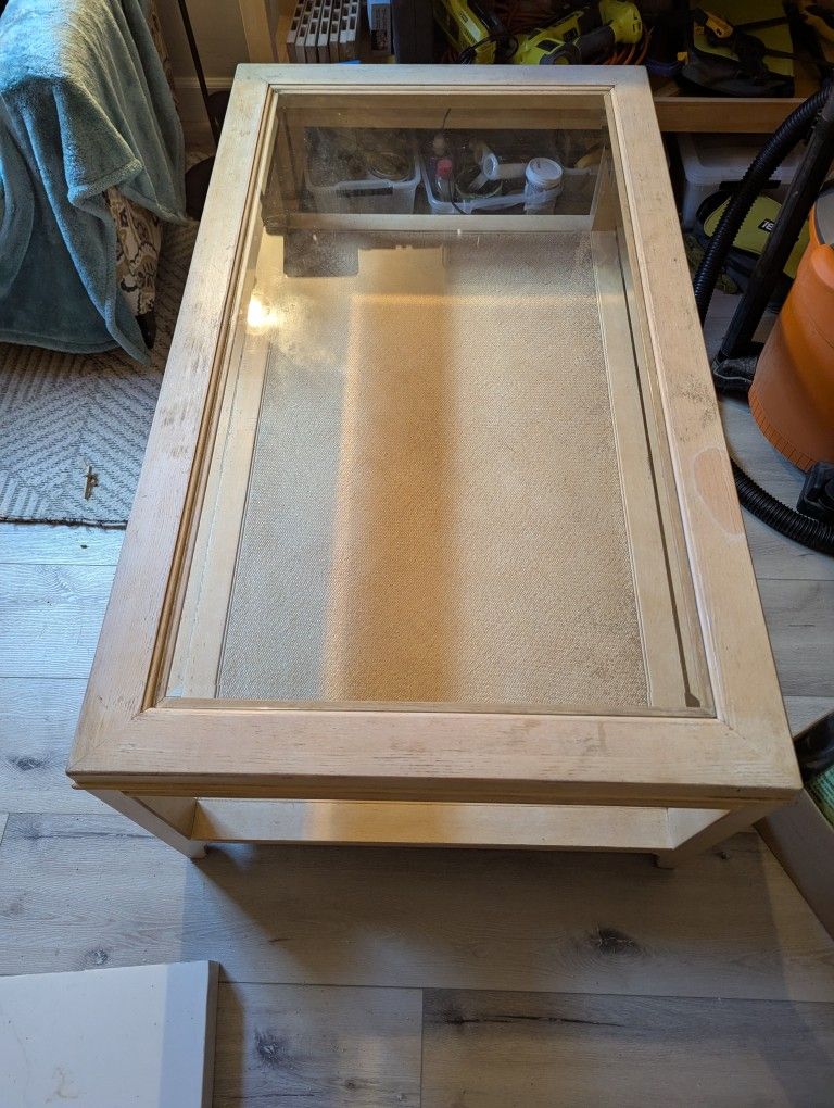 Glass Top Coffee Table