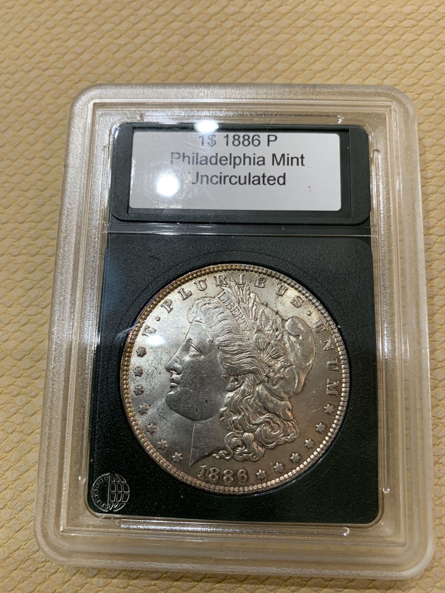 1886 P Morgan silver Dollar Uncirculated 