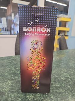 Bonaok Wireless Bluetooth Karaoke Microphone 🎤  NEW