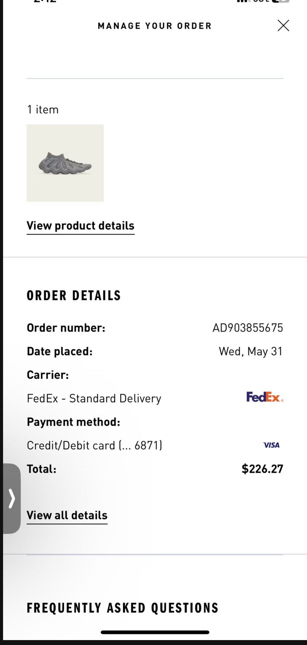 Yeezy 450 Brand New Size 11