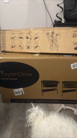 TaylenGrow 3-in-1 Rocking Bedside Sleeper Bassinet – BRAND NEW Open Box – $150 OBO