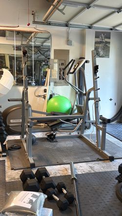 Fitness Bench Press and Squat Rack Combo