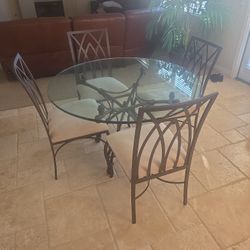 Wrought Iron Dining Set