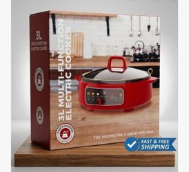 New in Box Chef's Counter 3L multi electric cooker