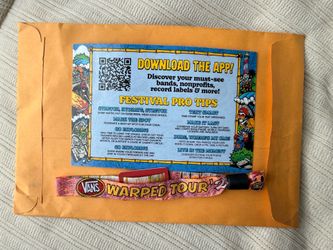 Vans Warped Tour Ticket