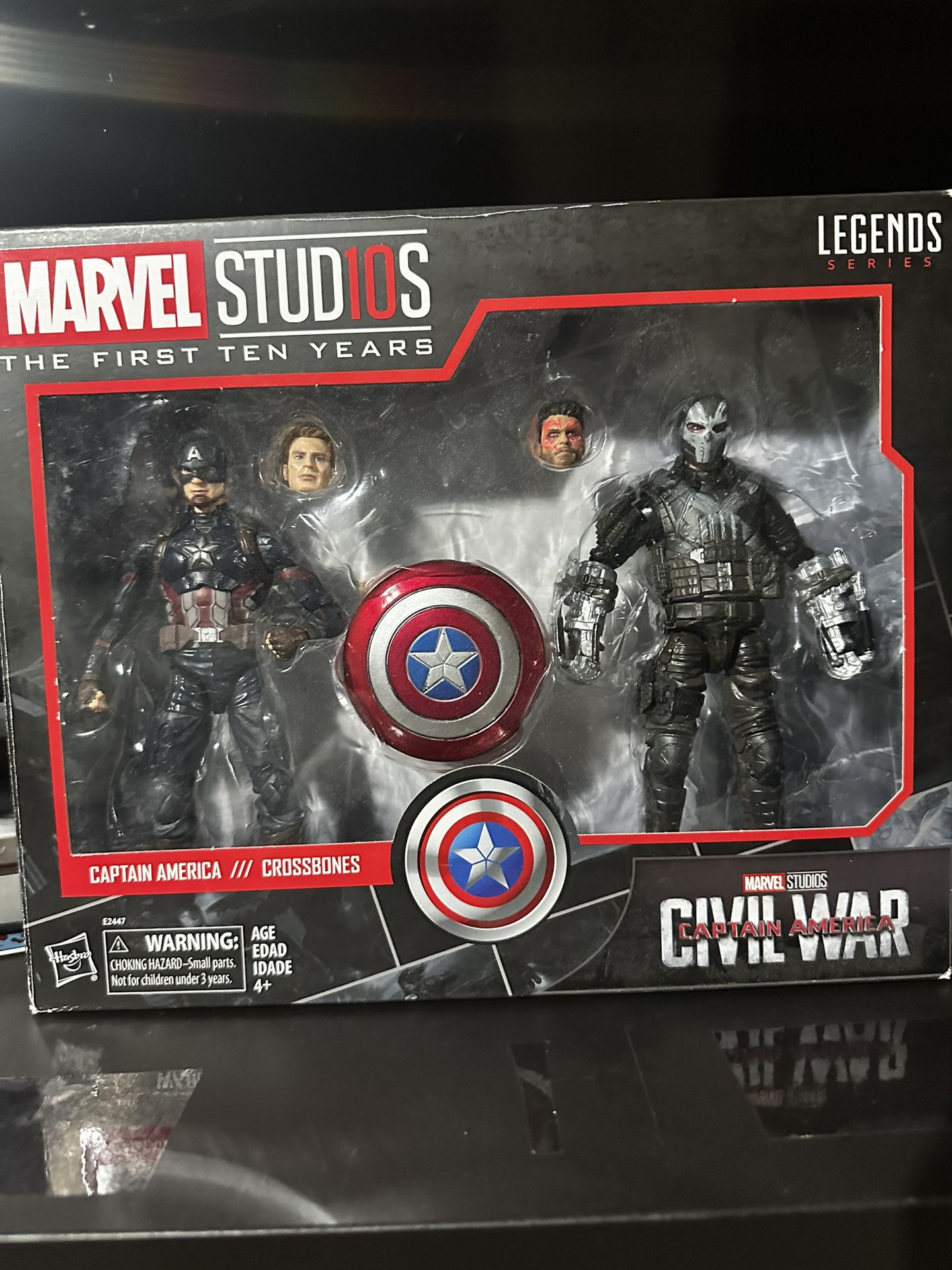 Marvel Legends First 10 Years Civil War Captain America And Crossbones 2-pack