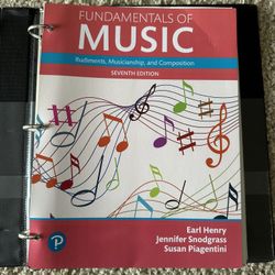 “Fundamentals Of Music” 7th Edition Book