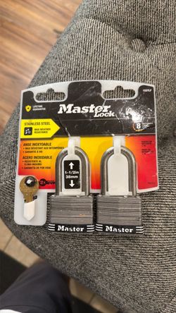 Master Lock Stainless Steel Padlocks 2-Pack