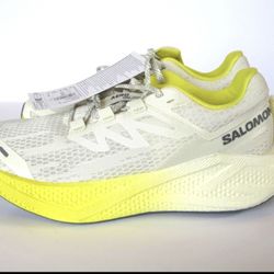 Salomon Aero Glide 3 Shoes Run Trail Hike Men NEW Vanilla Ice/Yellow