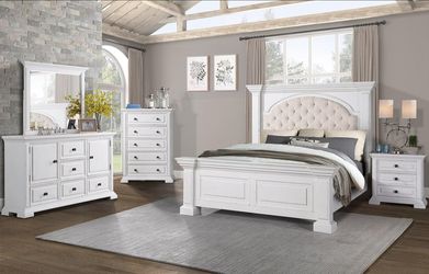 Brand new White Wood Bedroom Furniture Set (SPECIAL) BUY NOW PAY LATER