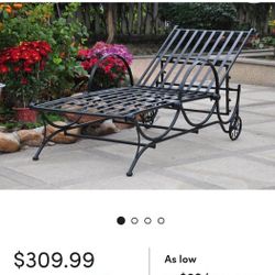Iron  Lounge Poolside Chair For The Garden Patio
