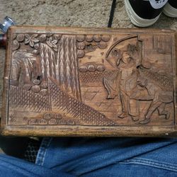 Hand Carved Jewelry Box