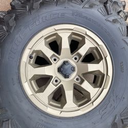 CanAm Defender OEM Tires And Wheels Take Offs