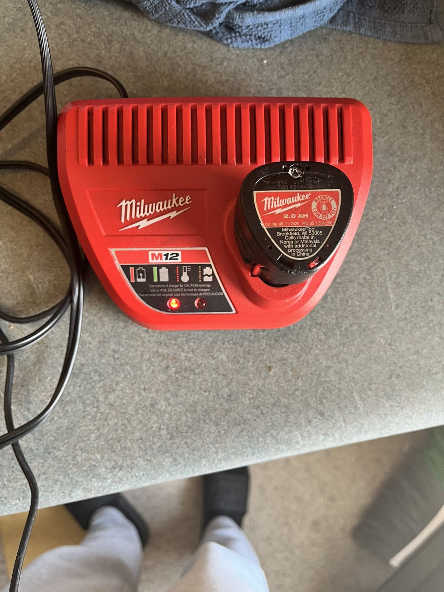 Milwaukee Charger And Battery
