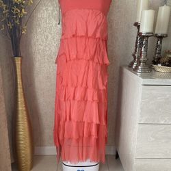 NT By Amati Orange Skirt/dress Size L