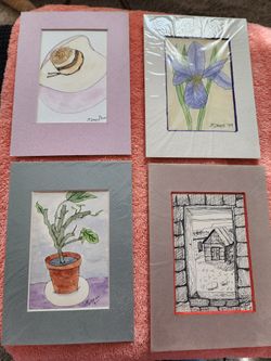 M Dreyer drawings with dates.