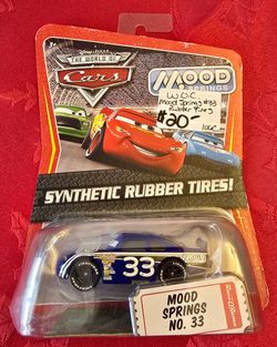 Disney Pixar Cars Mood Springs No. 33 Synthetic Rubber Tires K-Mart Exclusive