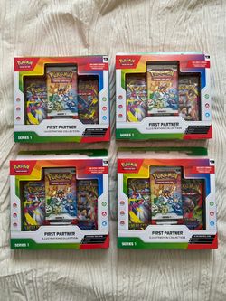 Pokemon First Partner Collection Series 1 x4
